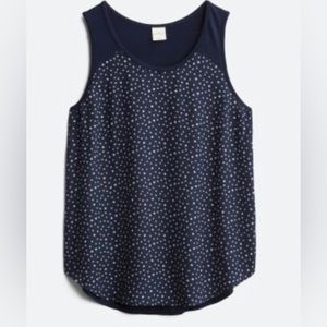 Kaileigh Carah Mixed Material Tank Top